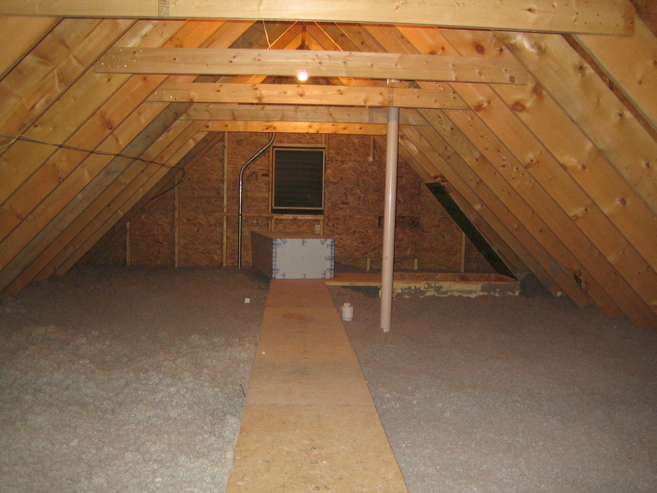 Attic And 2nd Floor Insulated Up Hill House